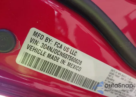 2025 Jeep Compass Limited 4X4 z USA, uszkodzony, nr VIN 3C4NJDCN6ST560628